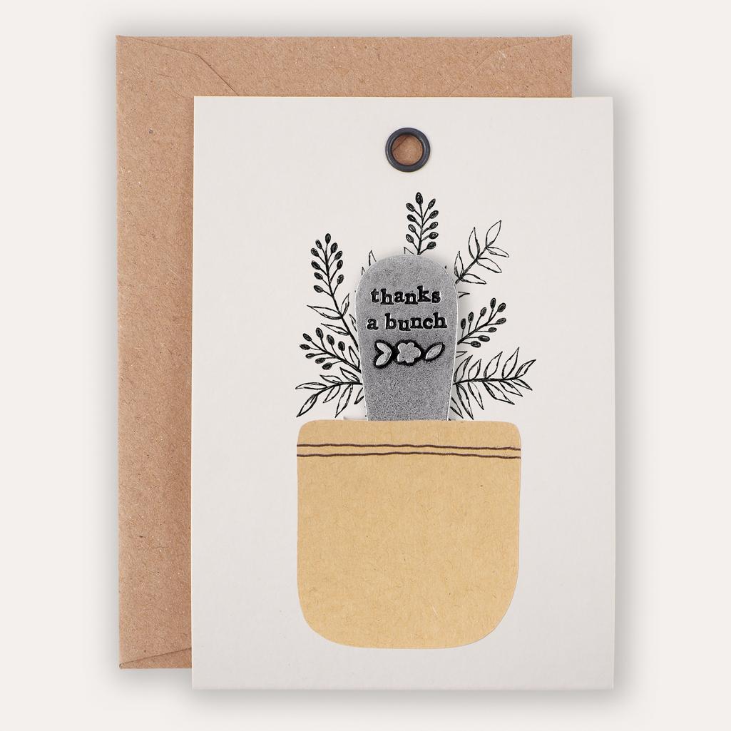 Personalised 'Thanks a Bunch' Plant Marker