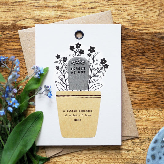 Personalised 'Forget Me Not' Flowers Plant Marker