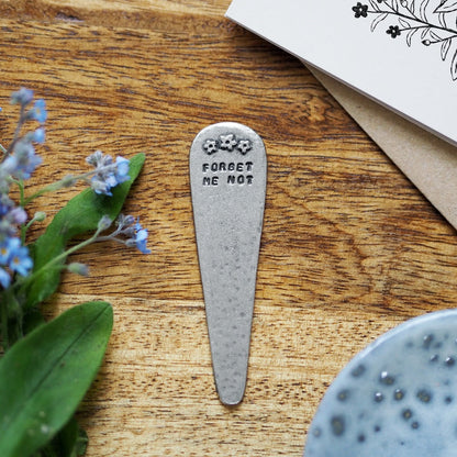 Personalised 'Forget Me Not' Flowers Plant Marker