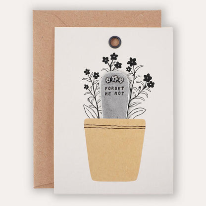 Personalised 'Forget Me Not' Flowers Plant Marker