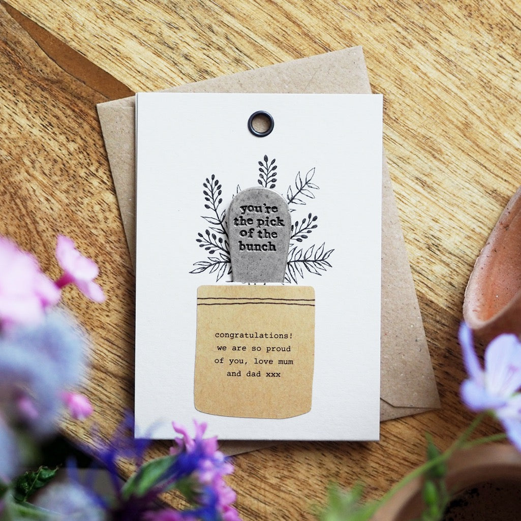 Personalised 'Pick of the Bunch' Plant Marker