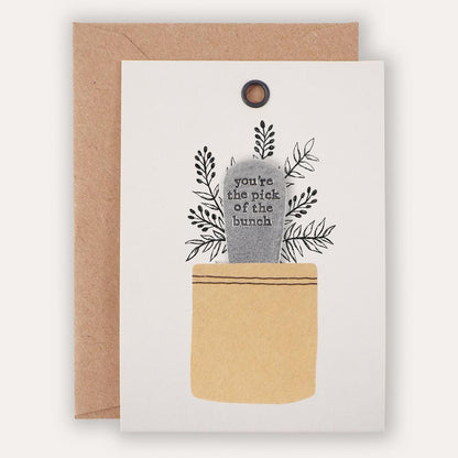 Personalised 'Pick of the Bunch' Plant Marker