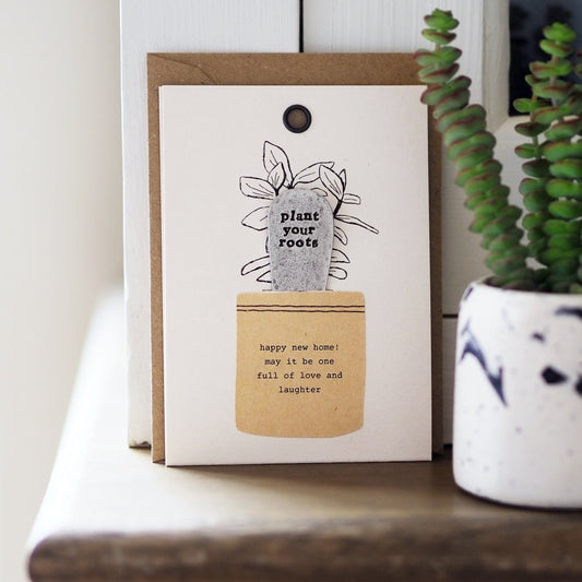 Personalised 'Plant Your Roots' Plant Marker