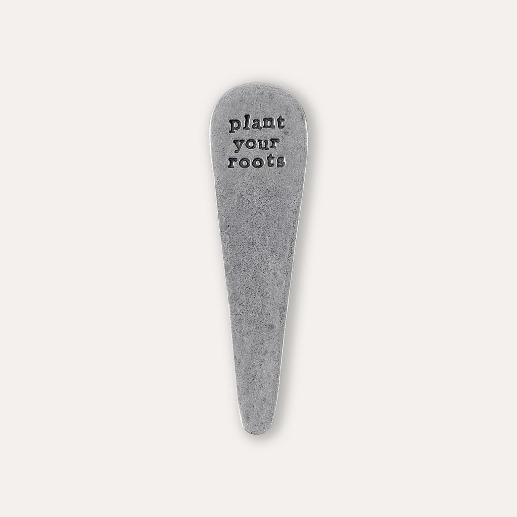 Personalised 'Plant Your Roots' Plant Marker