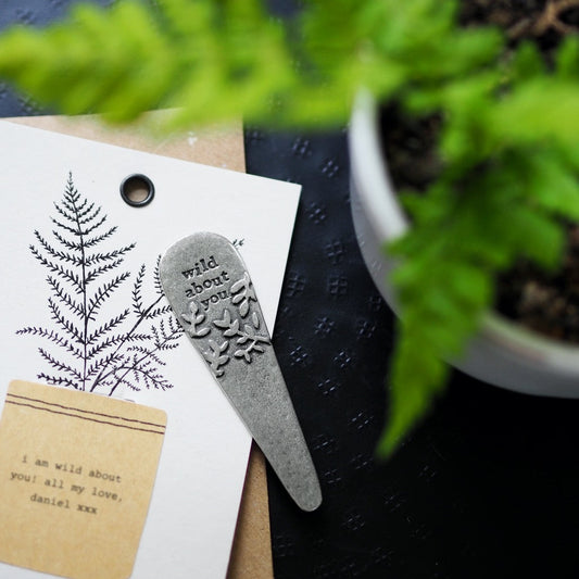 Personalised 'Wild About You' Plant Marker
