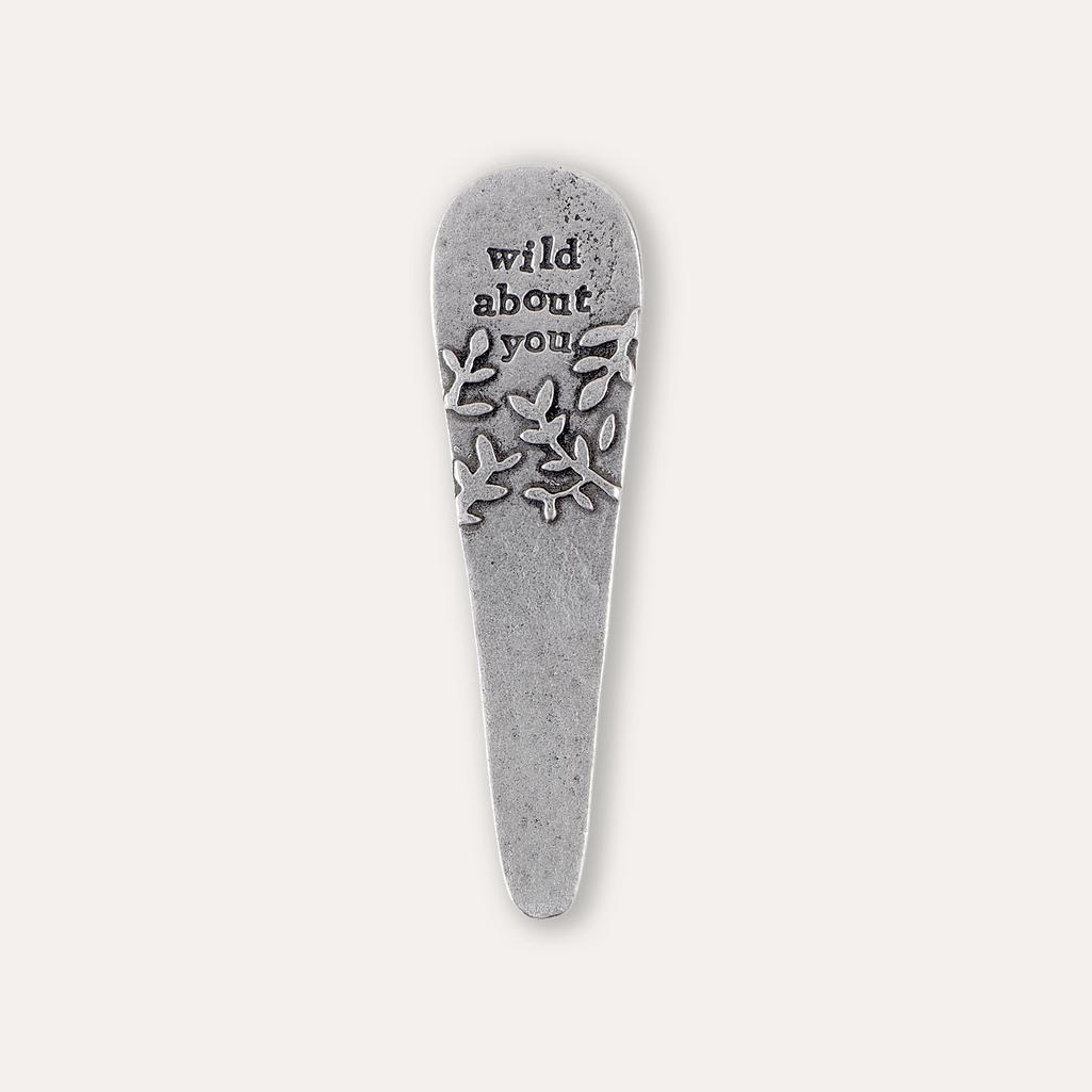 Personalised 'Wild About You' Plant Marker